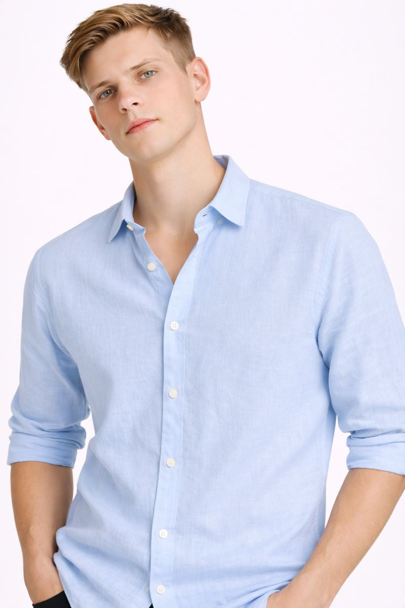 Sky Drift Linen Shirt