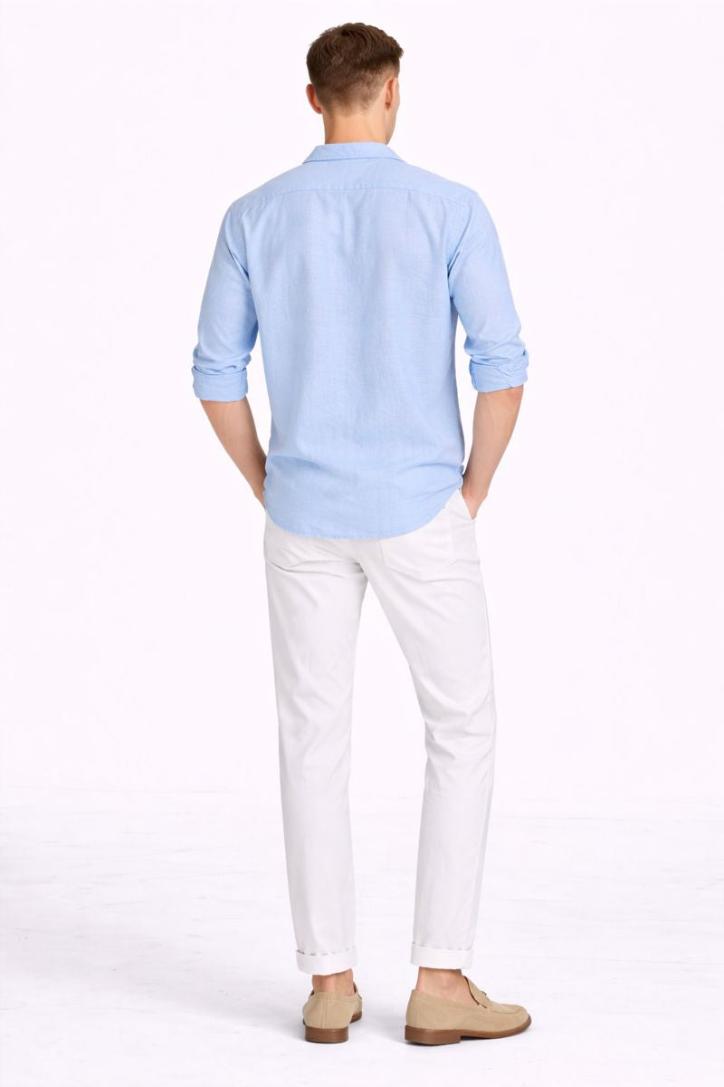 Sky Drift Linen Shirt