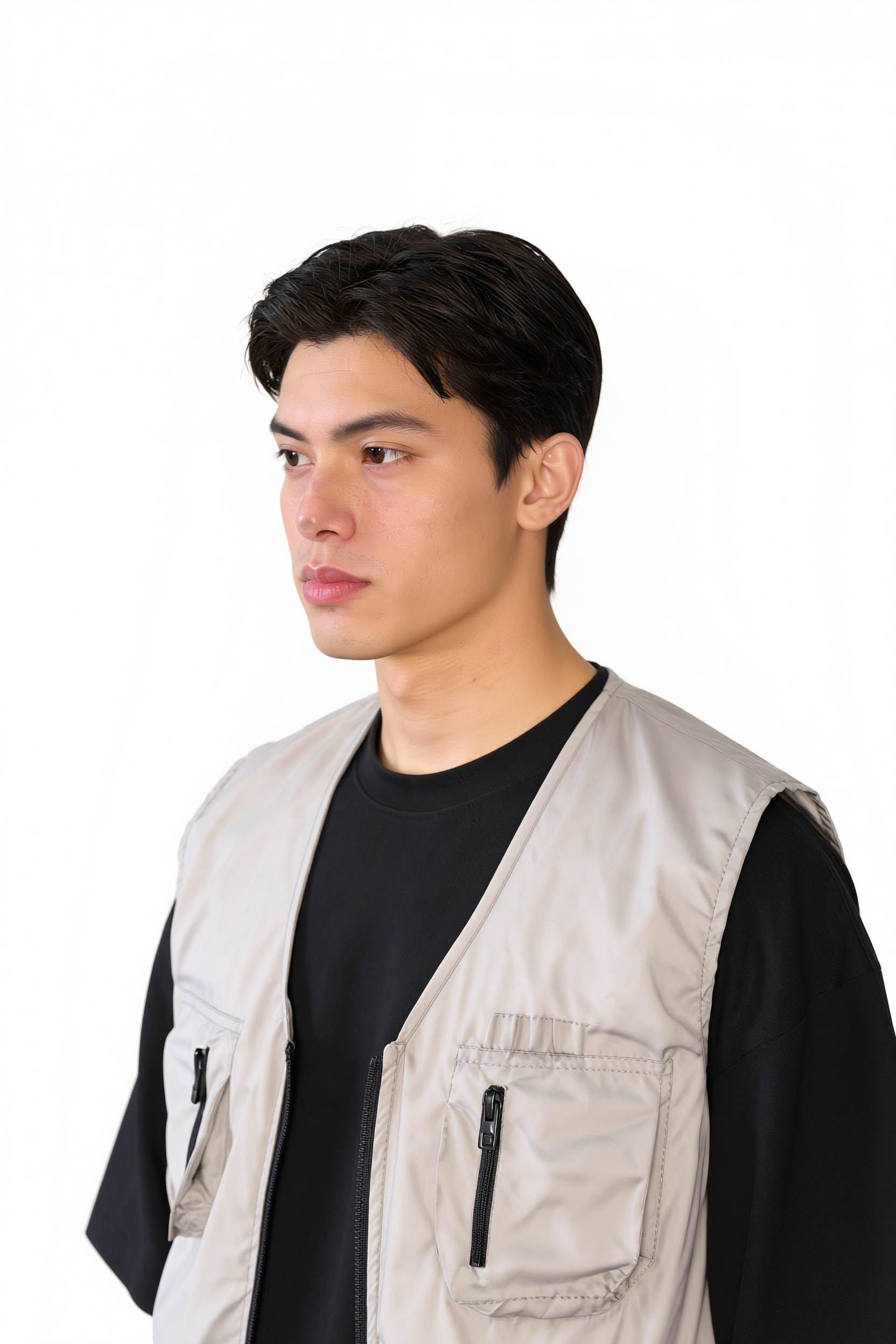 Ash Grey Utility Vest