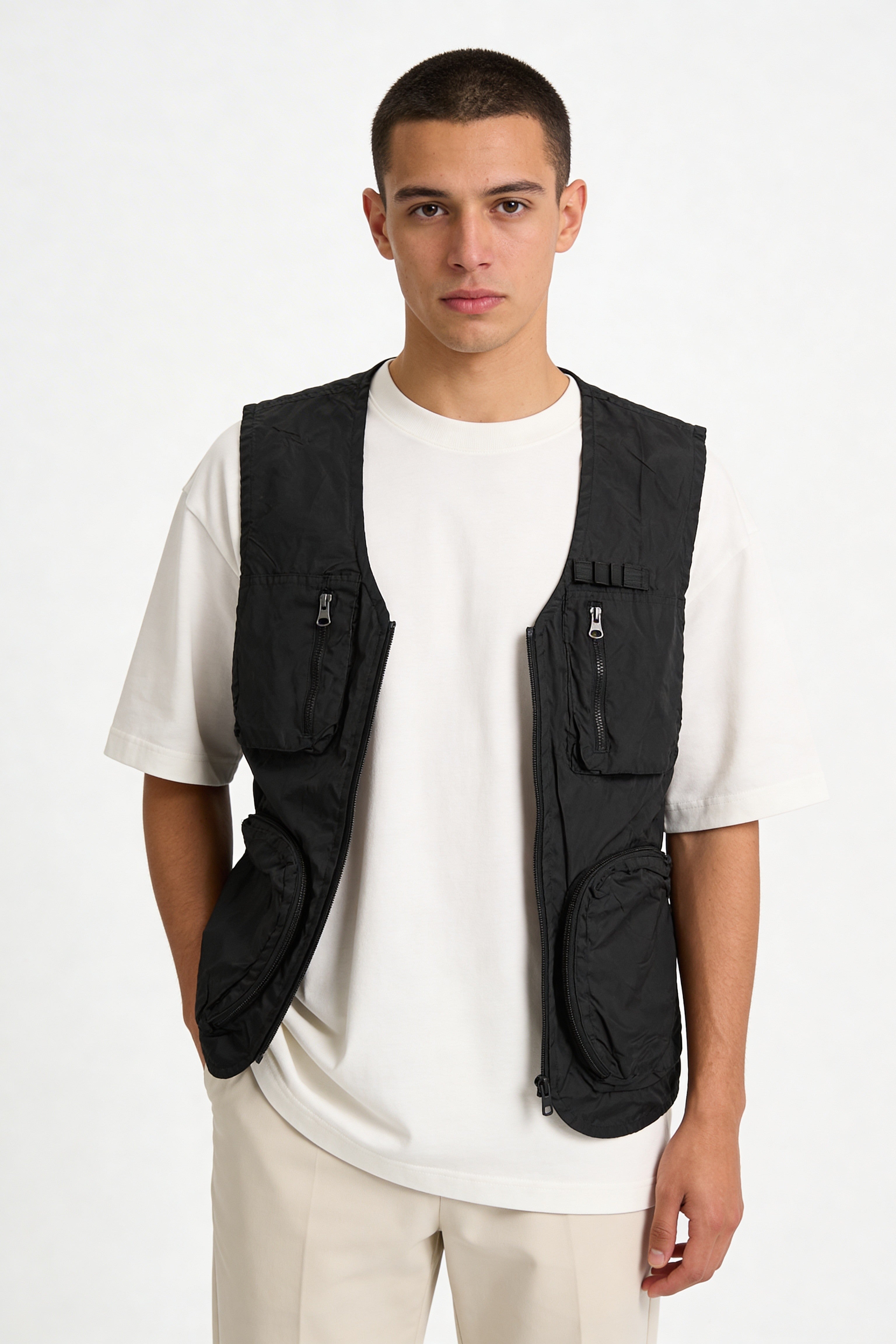 Onyx Black Utility Vest