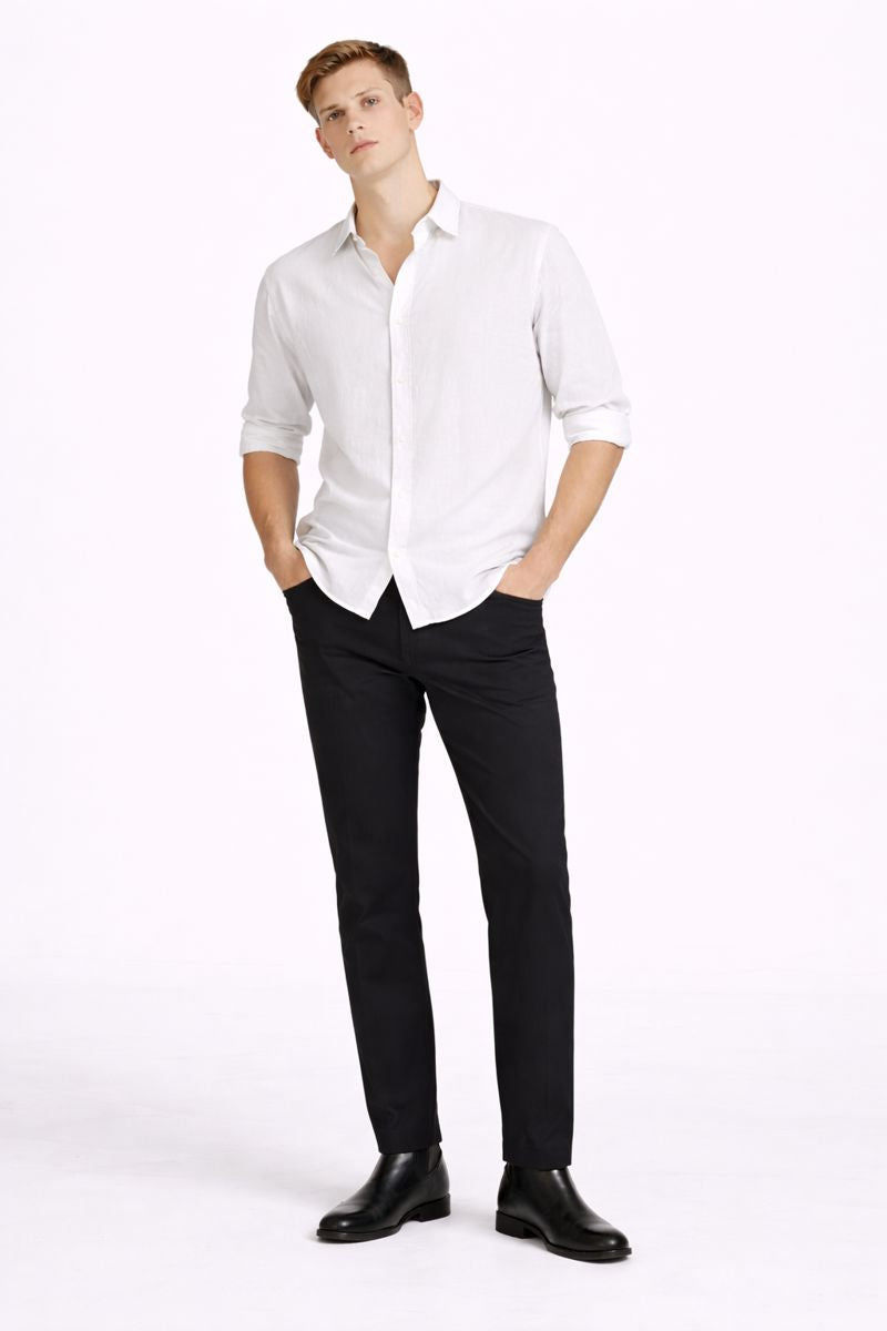 Ivory Ease Linen Shirt